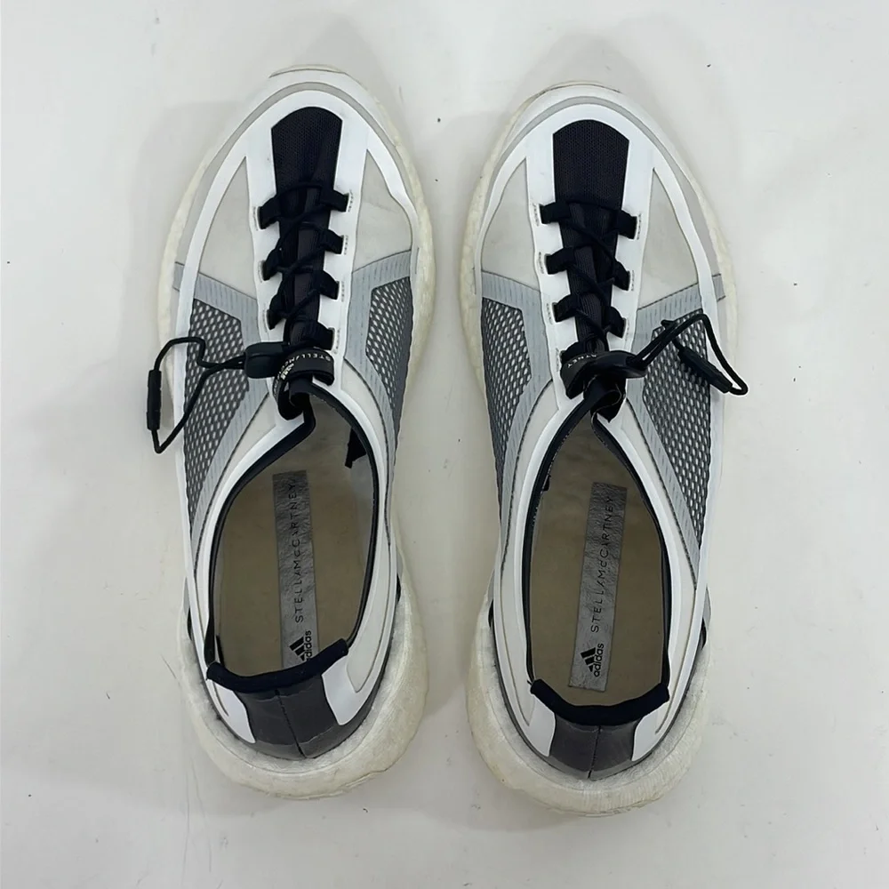 Adidas Stella McCartney Shoes PulseBoost HD Women’s 9.5 White Cream Laces G28329 - Picture 8 of 17